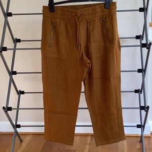 Linen pant, cropped